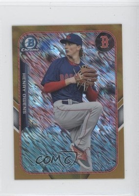 2015 Bowman Gold 11/50 Henry Owens #FFM-HO 0f8