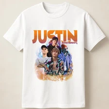 Justin Bieber Visual Mashup Pop Culture Inspired Aesthetic Unisex T Shirt