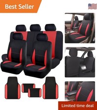 Car Seat Covers Front Seats Rear Bench Polyester car seat Protectors Easy ins...