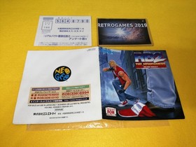 Neo Geo AES  FATAL FURY REAL BOUT 2 THE NEWCOMERS  NEOGEO AES  REG CARD.