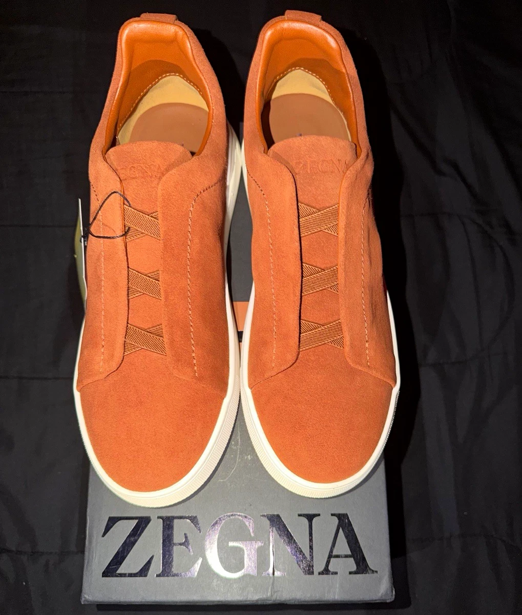 Suede Casual Brown Ermenegildo Zegna Shoes for Men for sale | eBay