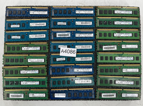 24Stück  4GB PC3-12800S DDR3 RAM Module  ✅GETESTET✅    A 4086/51