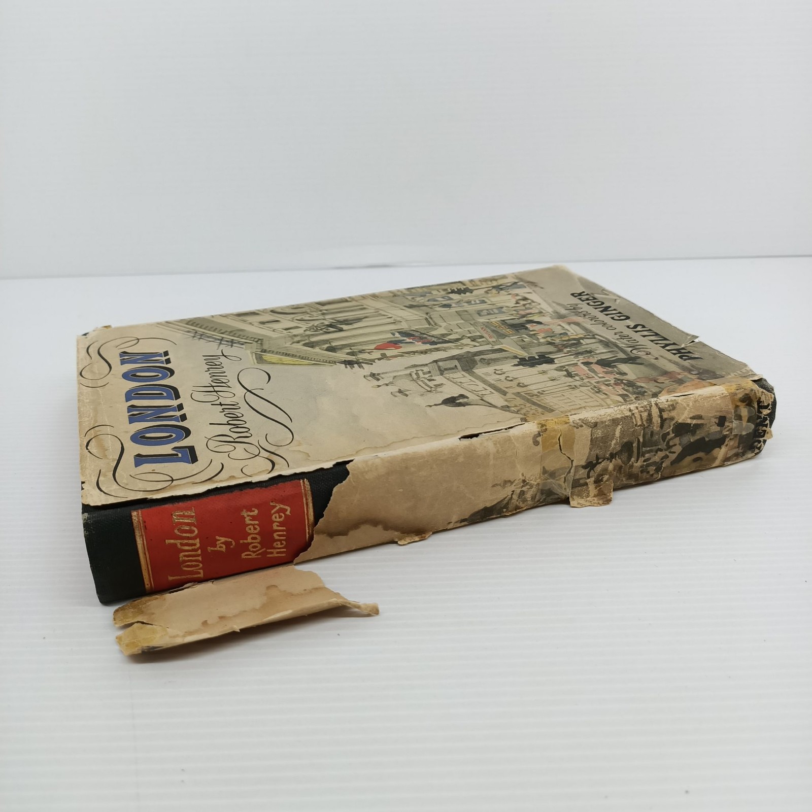London Robert Henrey J.M. Dent & Sons Water-colours Phyllis Ginger DJ Book image 3