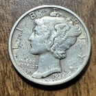 1935 MERCURY SILVER DIME ACTUAL Coin Get Today & Save & Fill Your Collection