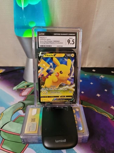 Pokémon TCG Pikachu V SWSH061 CGC 9.5 Mint Black Star Promo Holo English