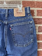 Vintage 90s Levi’s 512 Womens High Waist USA Made Slim Fit Tapered Leg 8 Short