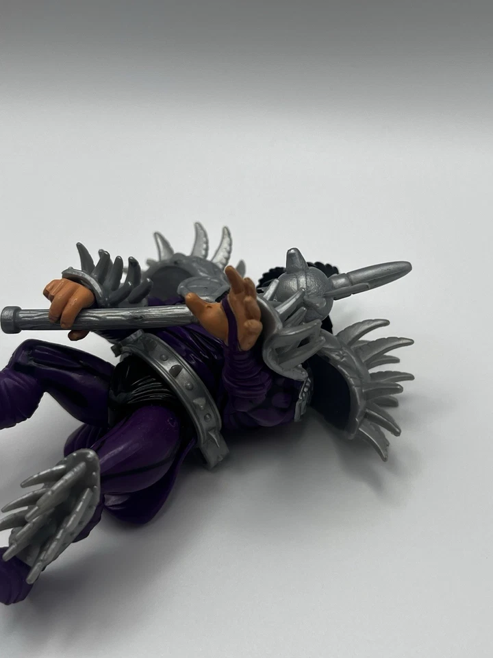 Figura Super Shredder 1992 Tortugas Ninja TMNT de colección armadura completa con arma Foto 4 de 4