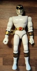 VTG Bandai Mighty Morphin Power Rangers White Ranger 8" Action Figure 1995