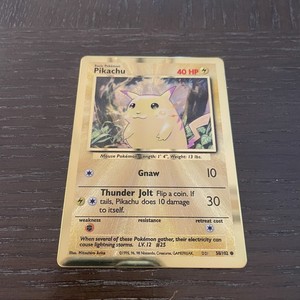 Celebrations Metal Pikachu | eBay