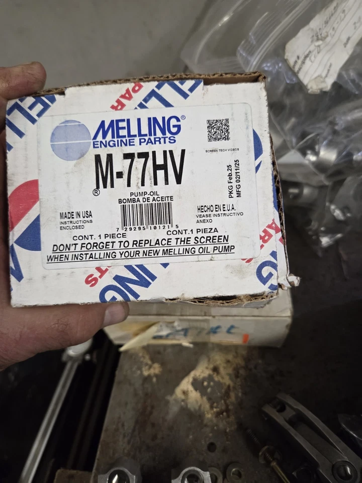 Bomba de aceite de alto volumen BBC Melling M77HV Foto 4 de 4