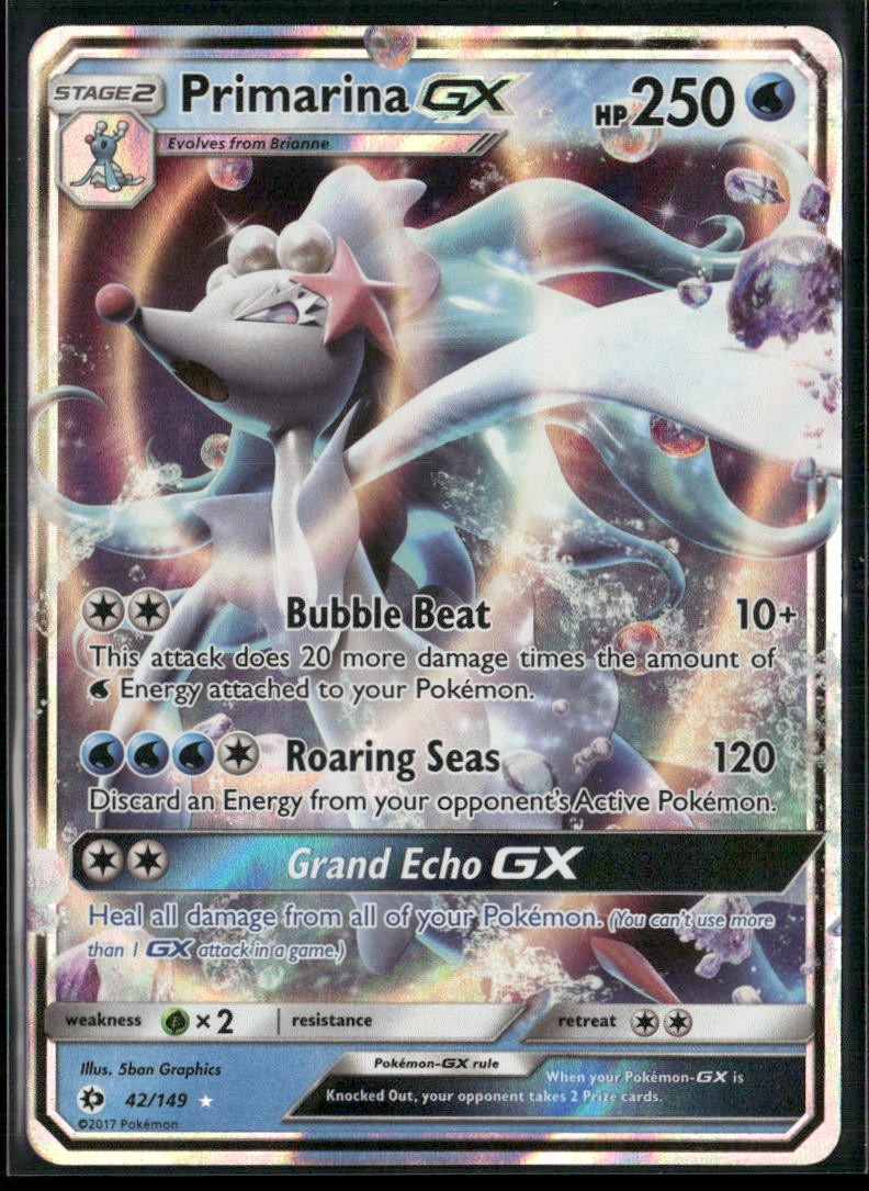 Primarina GX 42/149 Pokemon EN - Near Mint