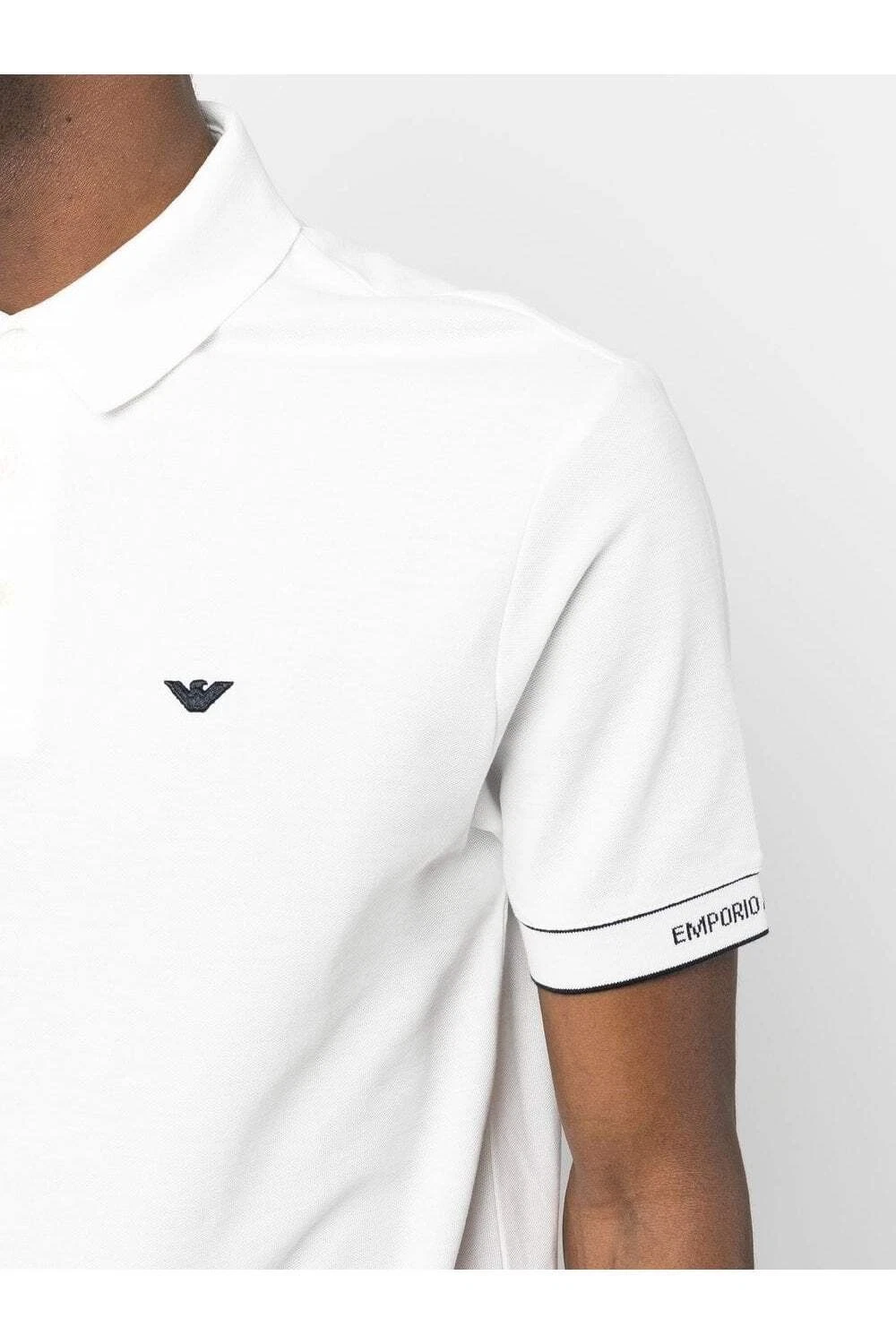 Emporio Armani Piquet White Men's Polo T-shirt
Opens in a new window or tab