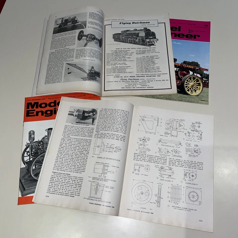Model Engineer hobby vintage Magazines Vol 134 1968 Collection job Lot Set - Image 3 of 3