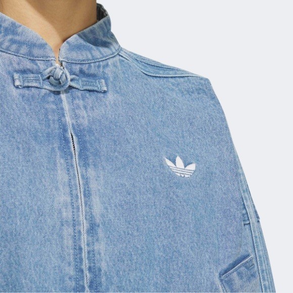 Adidas New Chinese Track Top Womens - Denim Blue / JZ9924