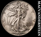 1941 Walking Liberty Half Dollar- Silver- Scarce High Grade Luster #K4022