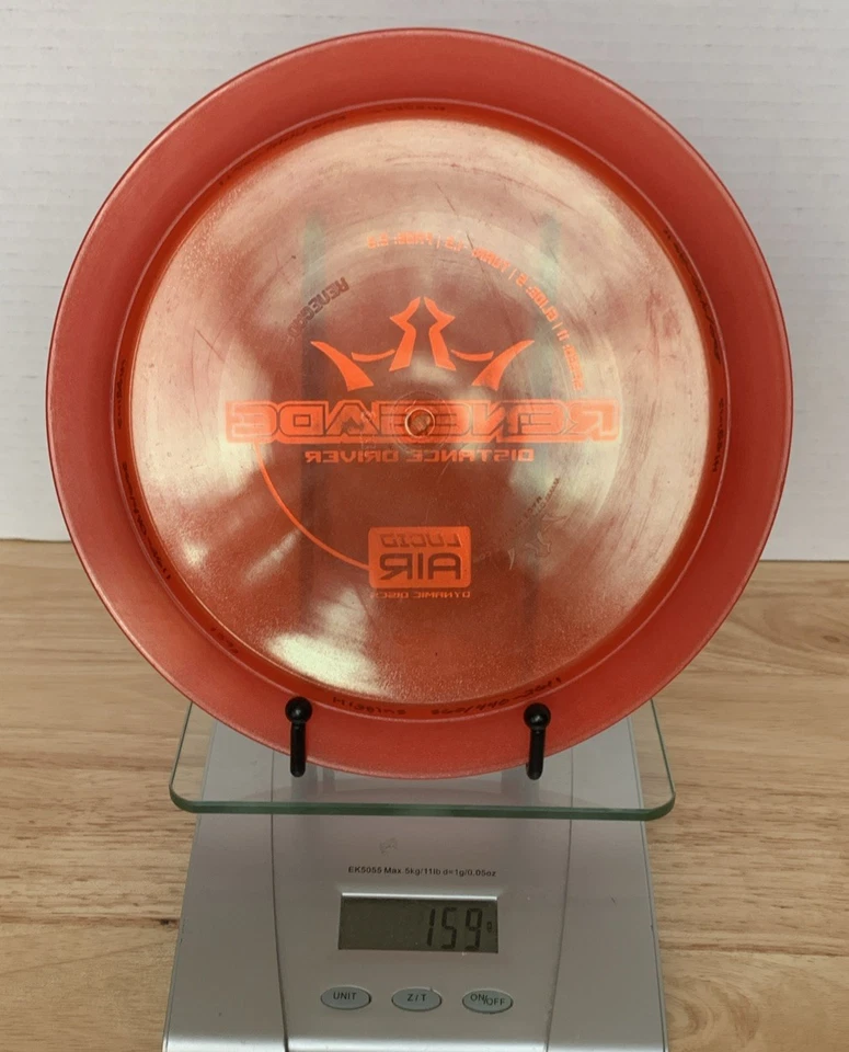 Dynamic Discs Lucid Air Renegade Lightweight Red 159 Grams - Image 4 of 4