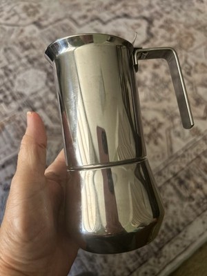 ILSA INOX 13/10 from Italy, Stainless Steel Stovetop Espresso Maker  well made 