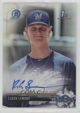 2017 Bowman Draft Chrome Pick Refractor 287/499 Caden Lemons #CDA-CL Auto k0w