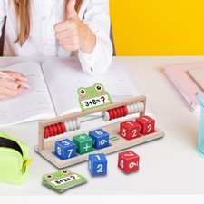 Wooden Kids Abacus Beads Counting Toy Developing Logical Thinking Skills