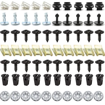 70x BEFESTIGUNG CLIPS SATZ UNTERFAHRSCHUTZ MOTORSCHUTZ FÜR AUDI A6 C5 4B C6 4F