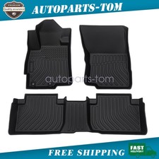 Tpe Floor Mats Fits Mitsubishi Eclipse Cross 2018-2024 All Weather Liners 2 Row