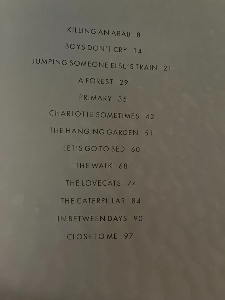 The Cure - Standing on A Beach - The Singles - Guitar Tab / Tablature Book - Image 3 of 3