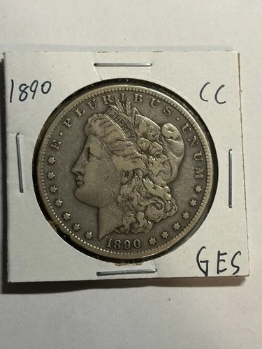 1890-CC Morgan Silver Dollar XF Better Date CC