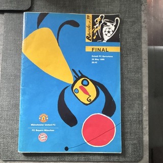 Champions League Final programme Man United v Bayern Munich 26 May 1999