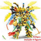 <!--F#f_0-->NEW 4In1 Series Golden Dark Bat Pterodactyl Dragon Season 15 Building Blocks Cla<!--F/-->