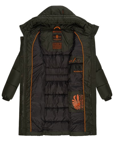 Marikoo Donna Giacca Invernale Trapuntato Anorak Parka Caldo Cappotto Cappuccio - Imagen 48 de 72