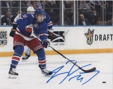 Jimmy Vesey New York Rangers Autographed Signed 8x10 Photo COA #19