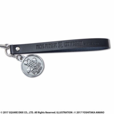 ファイナルファンタジー 30周年記念ストラップ Final Fantasy 30th Anniversary Commemorative Coin Leather Strap