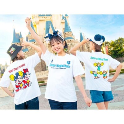 Japan Tokyo Disney Resort Cheer Together T-shirt Adult Chip Dale