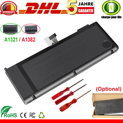  A1321 A1382 Akku Für Macbook Pro A1286 Early 2010 2011 Late 2010 2011 Mid 2012