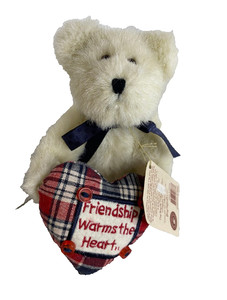 New BOYDS The Head Bean Collection 'Friendship Warms the Heart' - 6" - Retired