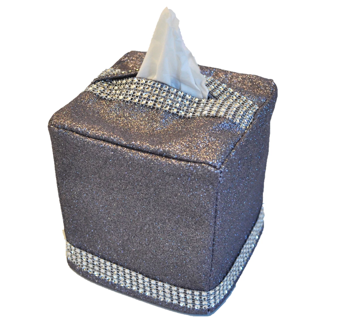 Glitter tissue box online