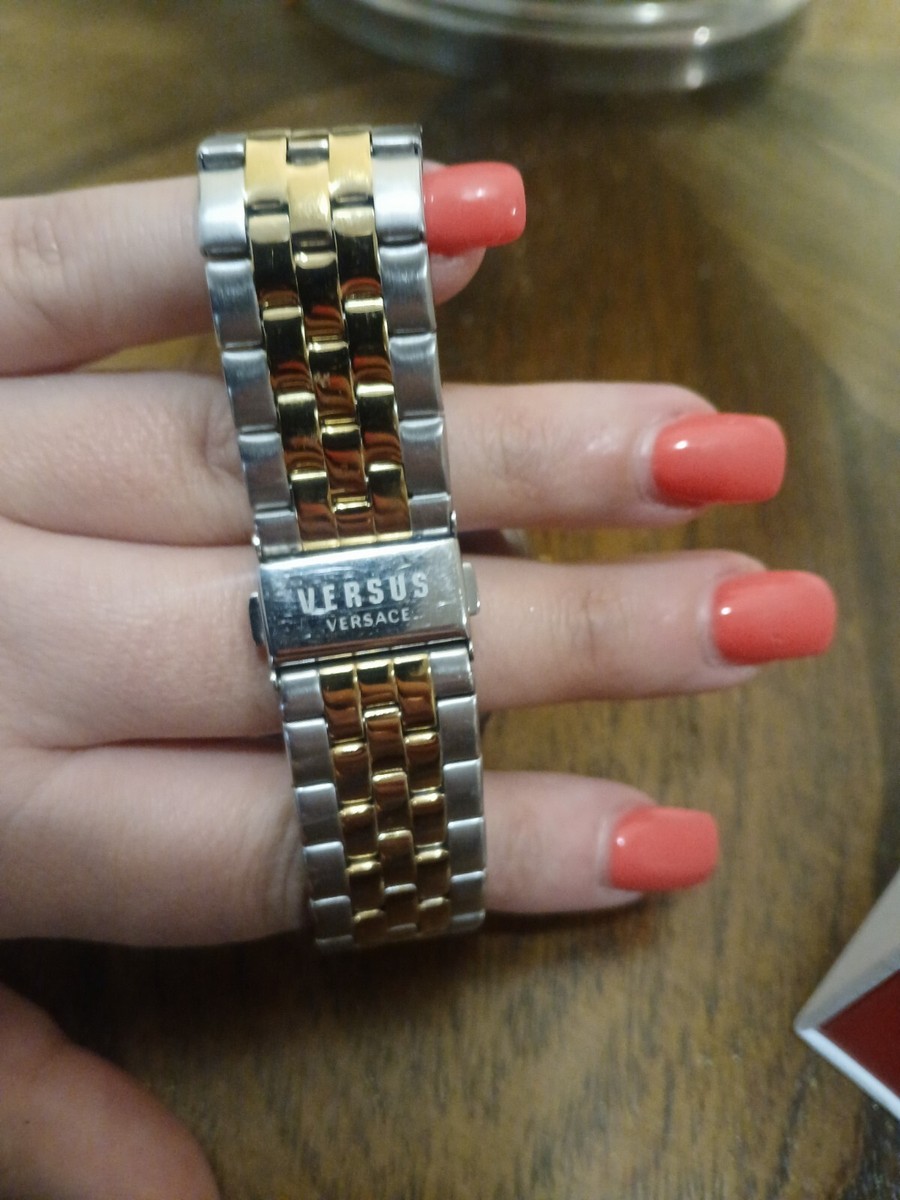 VERSUS Versace watch Colonne 45mm Gold/Silver Tone Stainless Steel