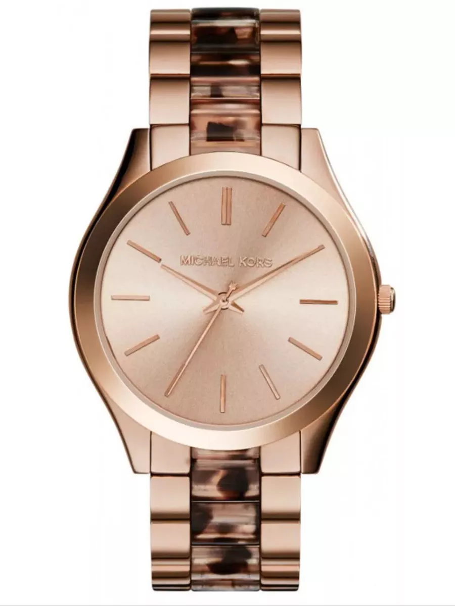 Mk slim runway rose gold cheap