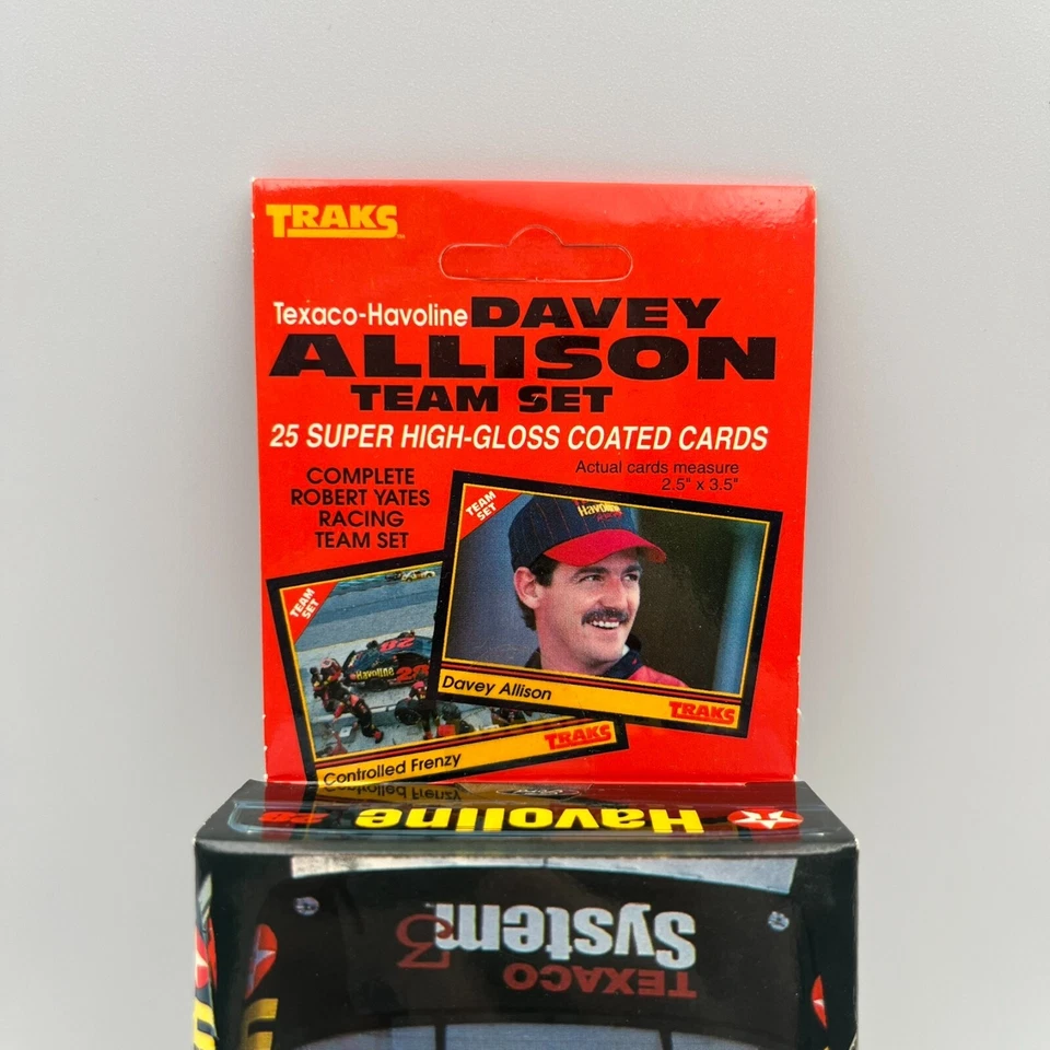 1992 Traks Team Card Sets Racecar Boxes - Allison, Earnhardt, K Petty LOT OF 3 - Image 3 of 4