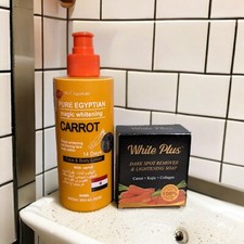 Pure Egyptian Magic Carrot Lotion With White Plus Carrot Spot Removing Soap
