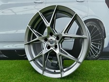 4 x 19 Inch 5x112 8.5J Forrza Oregon Style Gun Metal Wheels: Fits For Audi A8 Q7