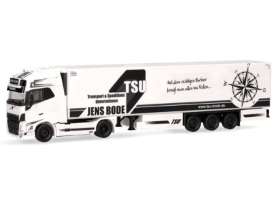 Herpa 317528 Volvo FH Gl. XL 2020 Kühlkoffer-Sattelzug TSU Bode 1:87