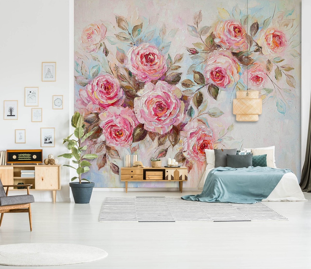 Watercolor Peony Wallpaper
