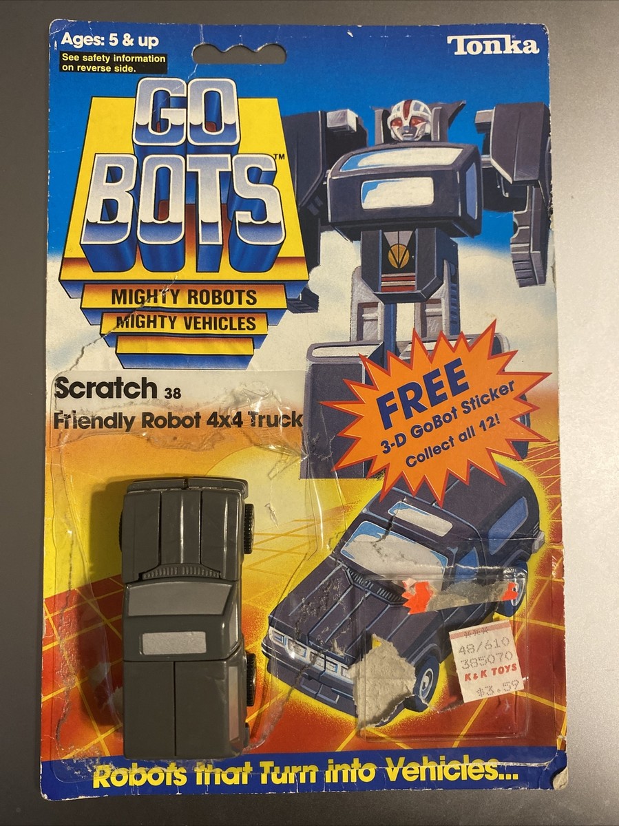 Go-Bots Scratch Tonka With Card Gobot transformer Vintage 1985 | eBay