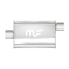 2.5 Inlet Outlet Center Offset - 4x9 Oval 14 Body Magnaflow Muffler Ss 11226