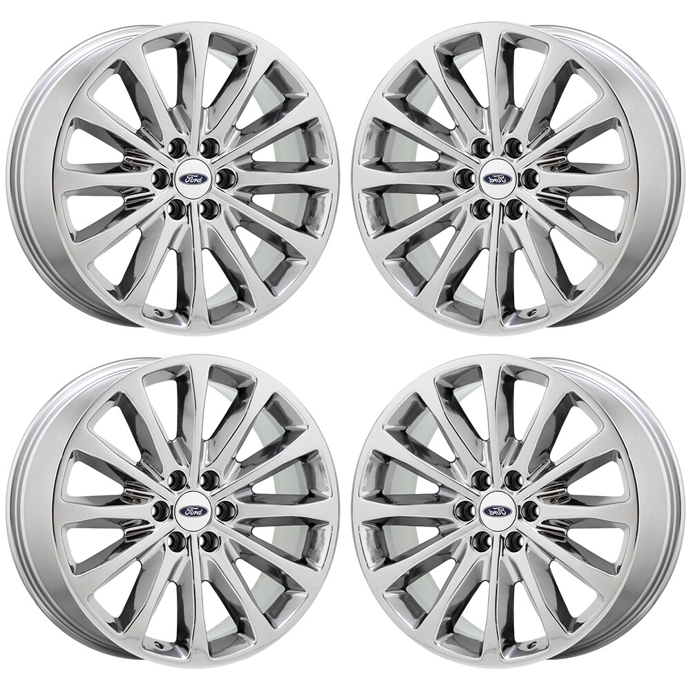 22" Ford F150 Limited PVD Chrome wheels rims Factory OEM set 10174 eBay