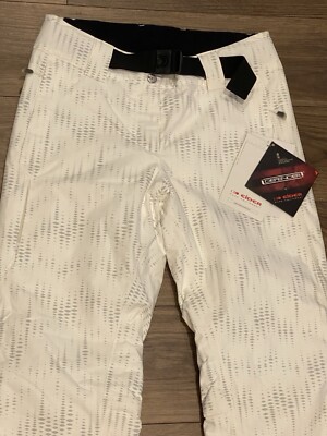 Eider Ski Snowboard Pants White Sz 42 / 10 Women s Waterproof NWT New Thea