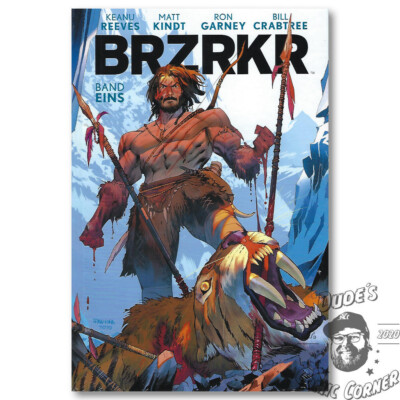 BRZRKR #1 Hardcover Comic Cross Cult Comics Keanu Reeves Berserker