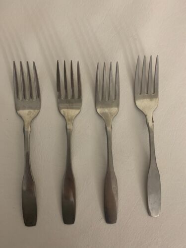 4 Community Silver Plate PAUL REVERE SALAD FORKS, 1927 Era - Picture 1 of 2