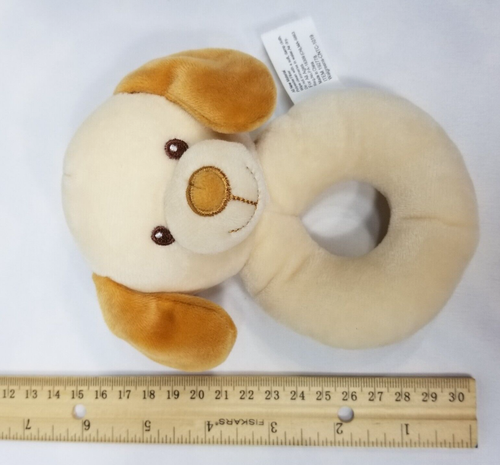 Moon And Stars Plush Puppy Dog Baby Rattle Stuffed Animal 6" Soft Toy Walgreens - Picture 3 of 8